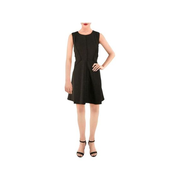 PATRIZIA LUCA Dresses & Skirts - PATRIZIA LUCA Womens Black Sleeveless Above The Knee Fit + Flare Dress Size: S